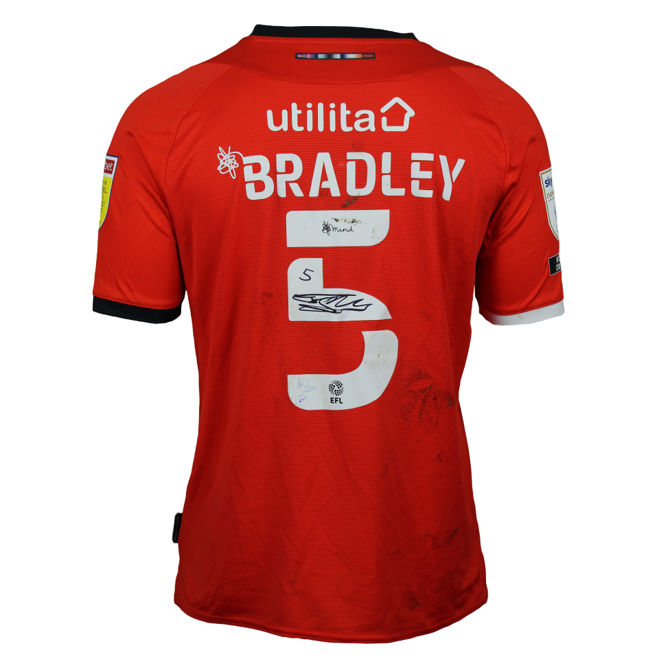 Sonny Bradley Luton Town shirt
