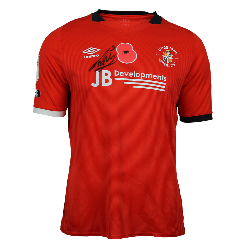 Sonny Bradley Luton Town shirt