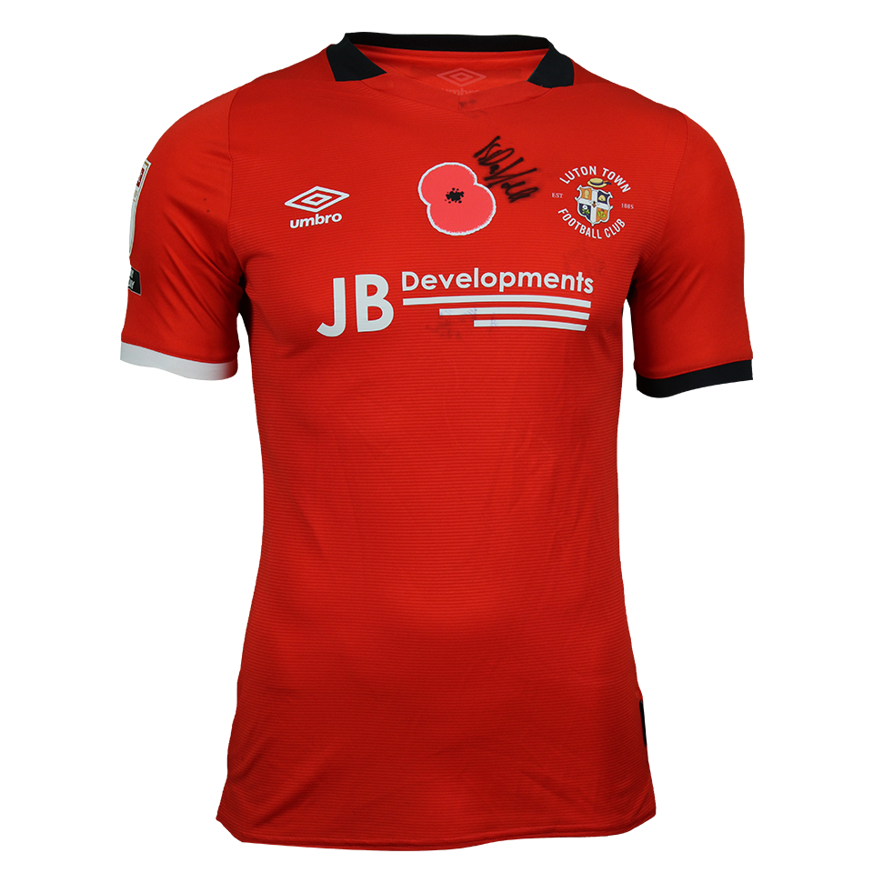 Kiernan Dewsbury-Hall Luton Town shirt