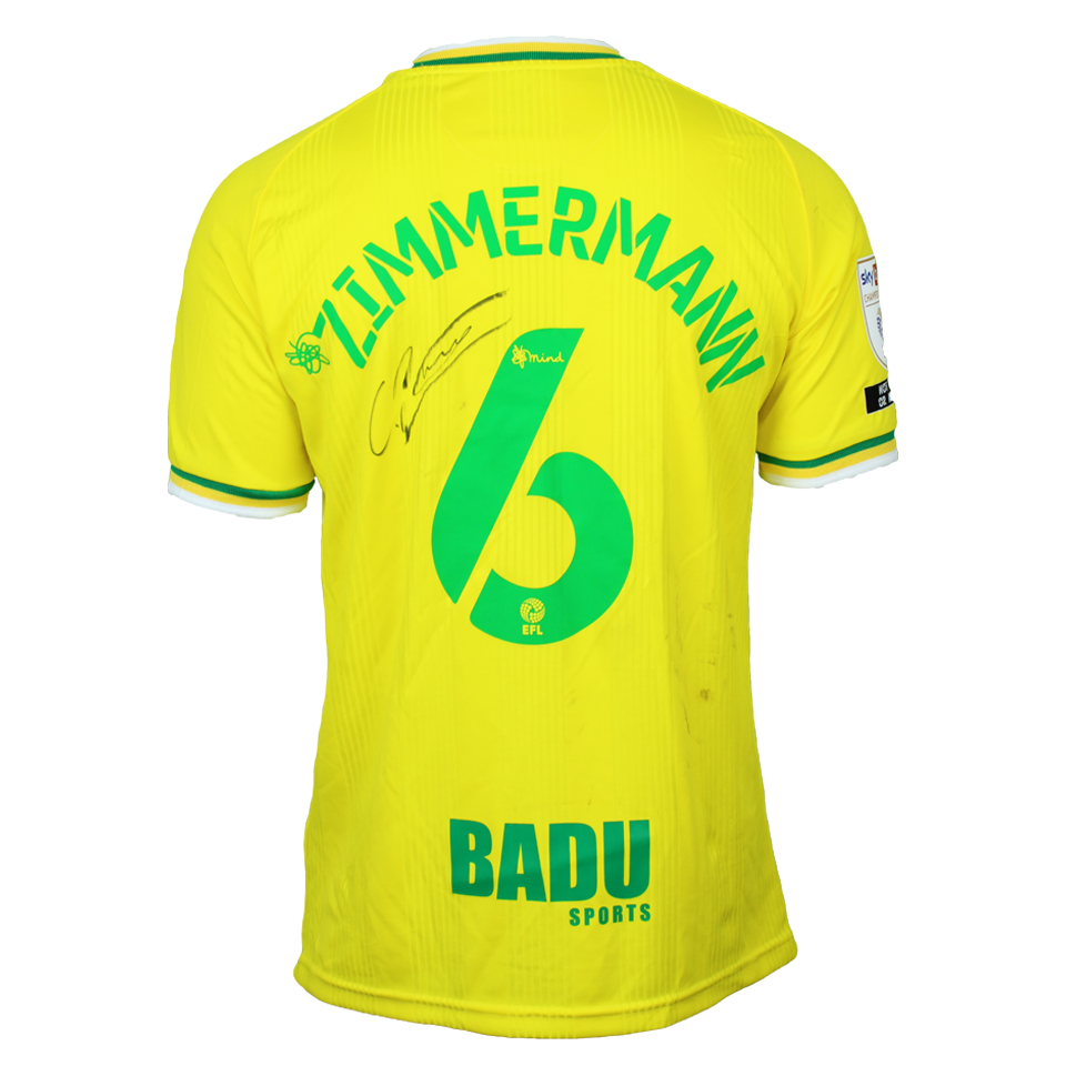 Christoph Zimmermann Norwich City shirt