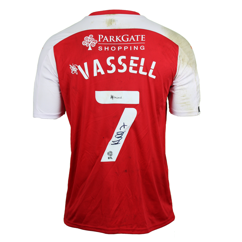 Kyle Vassell Rotherham United shirt