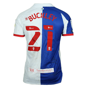 John Buckley Blackburn Rovers shirt
