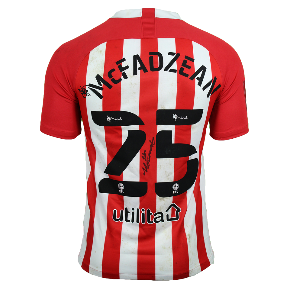 Callum McFadzean Sunderland shirt