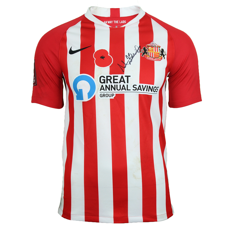 Callum McFadzean Sunderland shirt