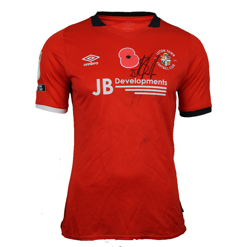 Kazenga LuaLua Luton Town jersey