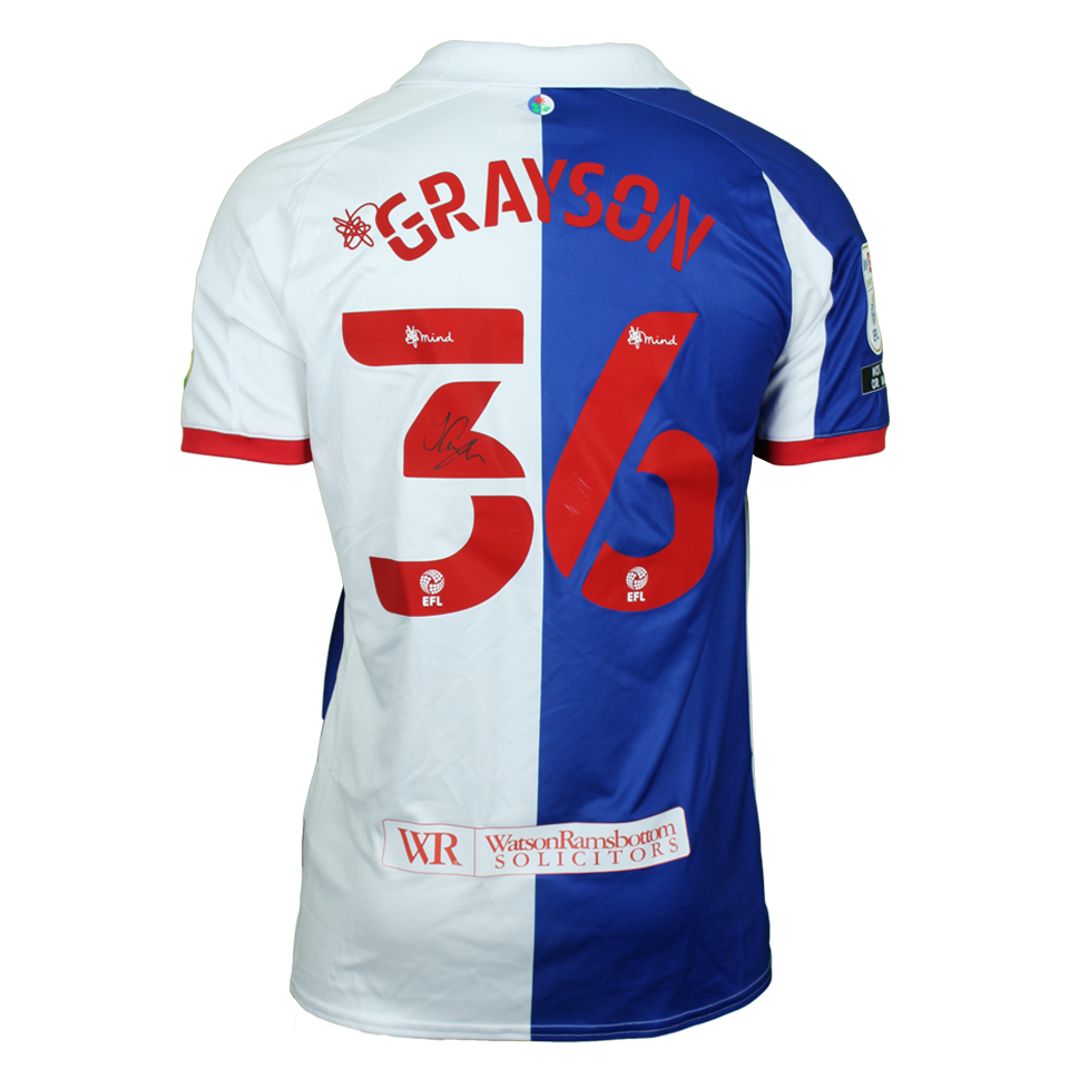 Joe Grayson Blackburn Rovers shirt