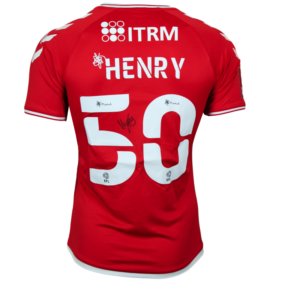 Aaron Henry Charlton Athletic shirt