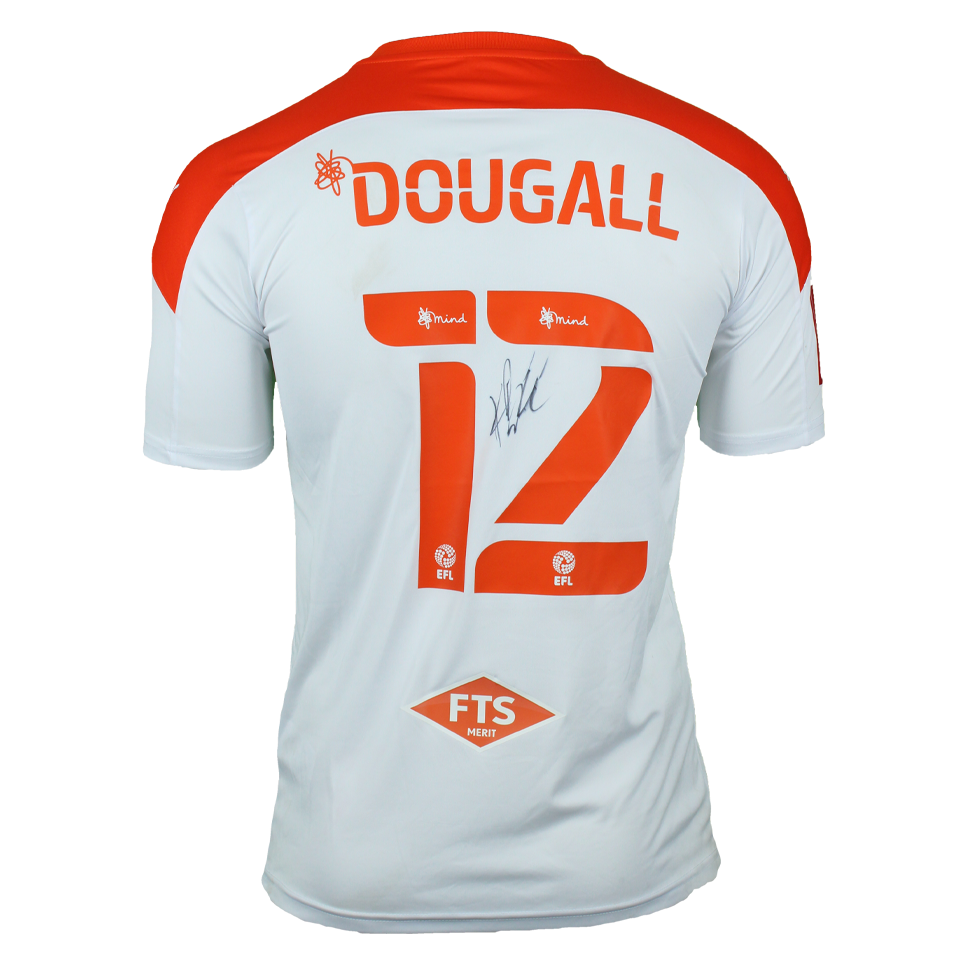 Kenneth Dougall Blackpool shirt
