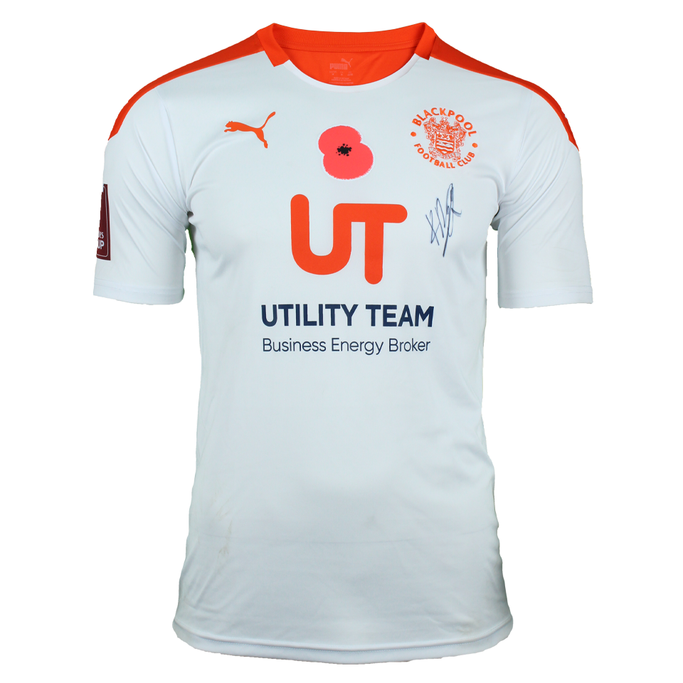 Kenneth Dougall Blackpool shirt