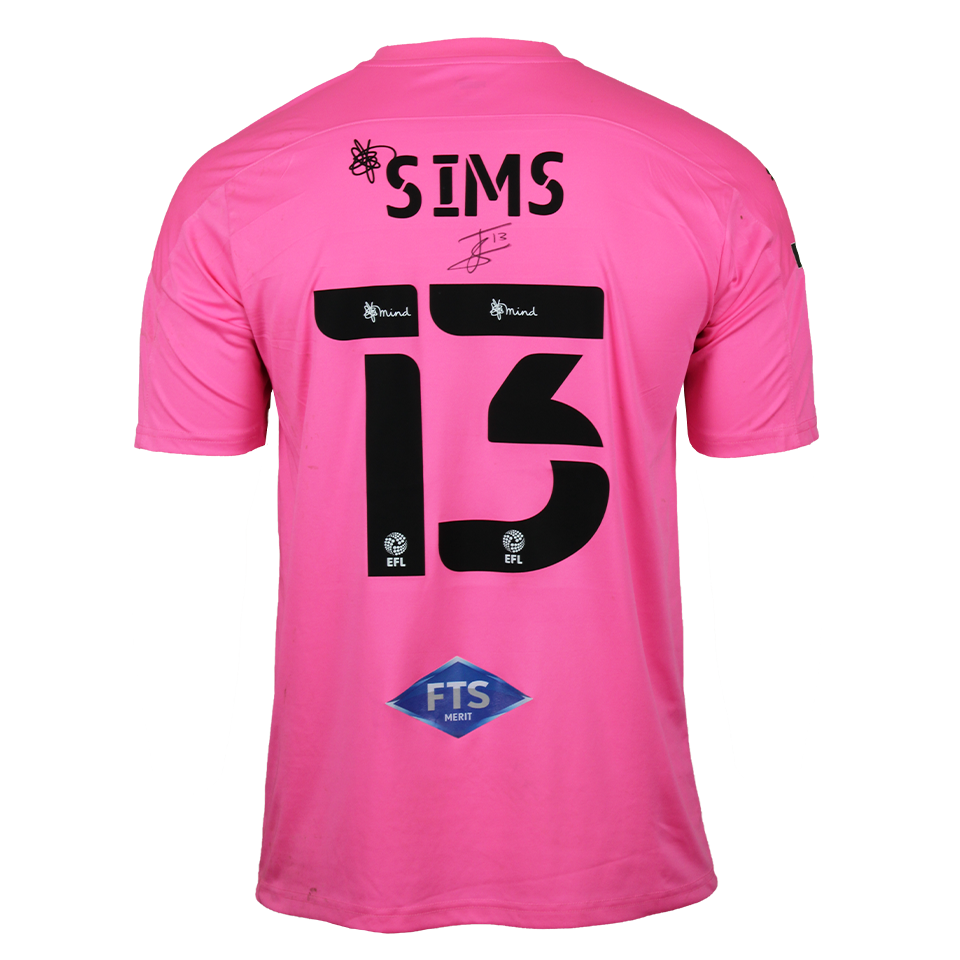 Jack Sims Blackpool shirt