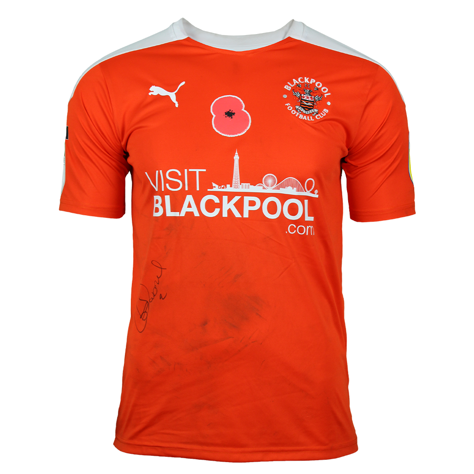 Jordan Gabriel Blackpool shirt
