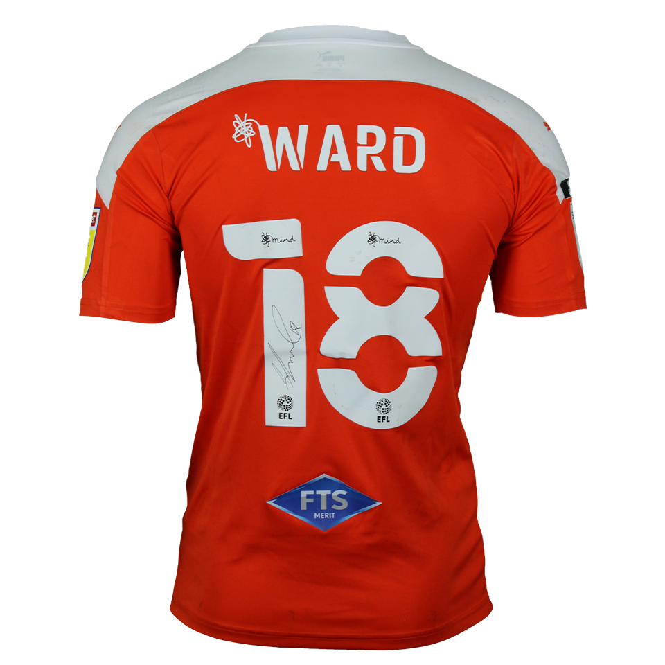 Grant Ward Blackpool shirt