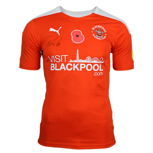Grant Ward Blackpool shirt