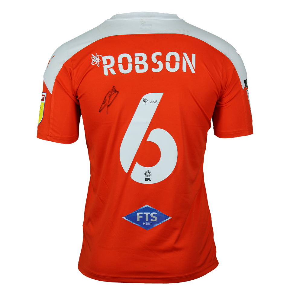 Ethan Robson Blackpool shirt