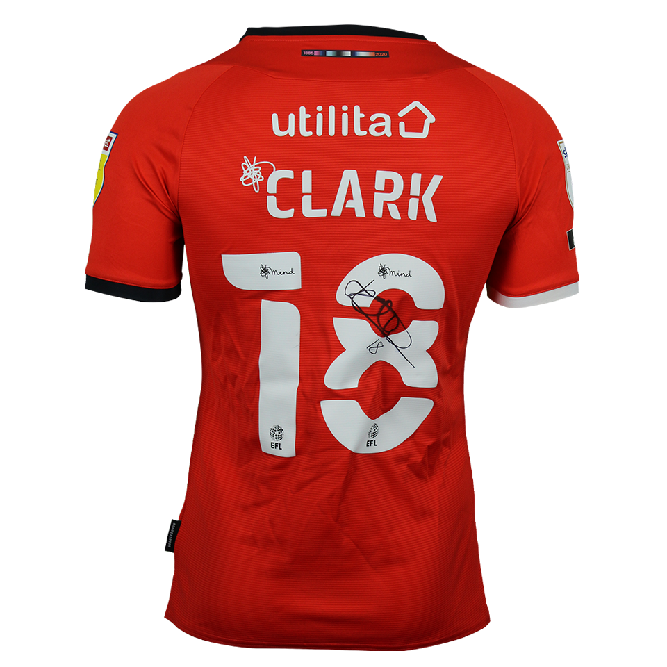 Jordan Clark Luton Town jersey