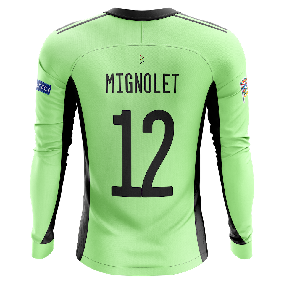 Simon Mignolet Belgium shirt