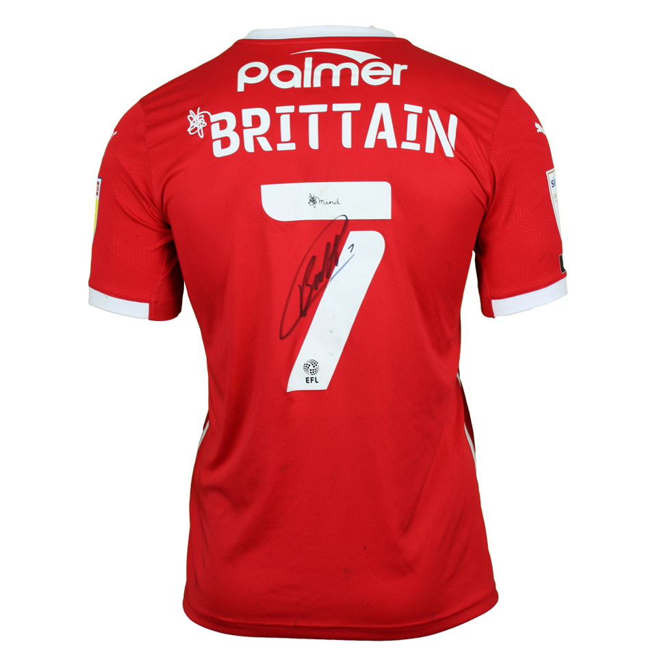 Callum Brittain Barnsley jersey