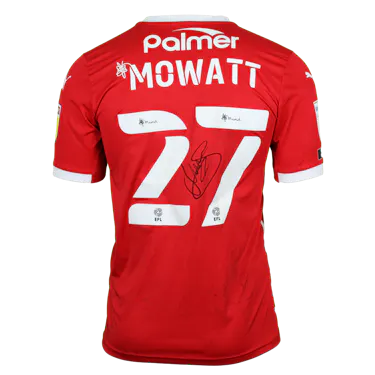 来自Barnsley的Alex Mowatt球衣
