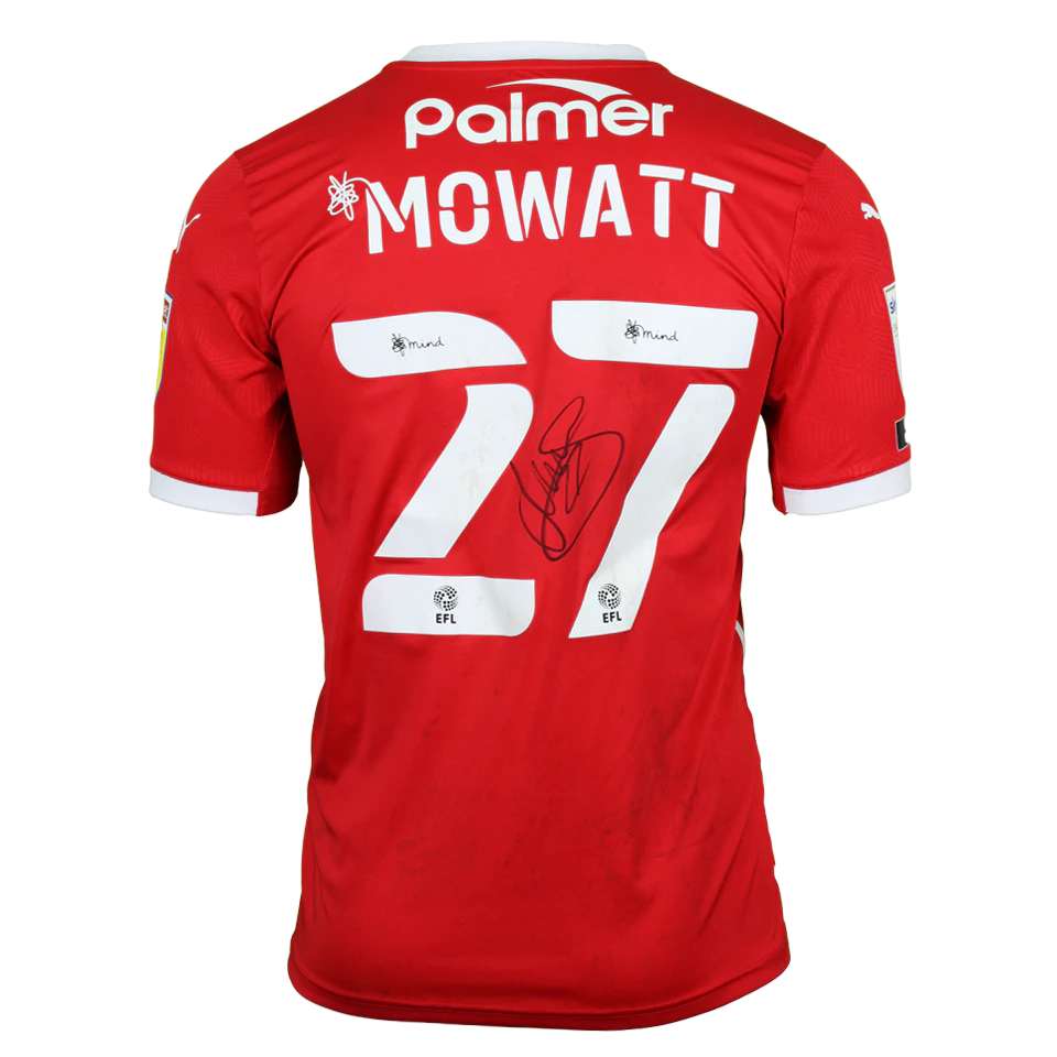 来自Barnsley的Alex Mowatt球衣