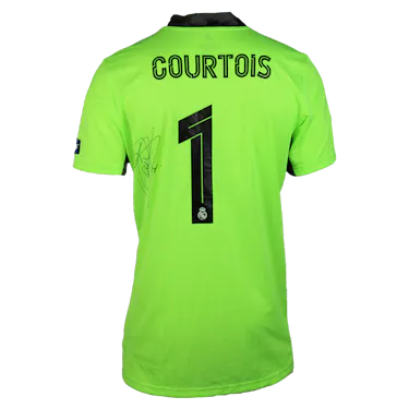 来自Real Madrid的Thibaut Courtois球衣