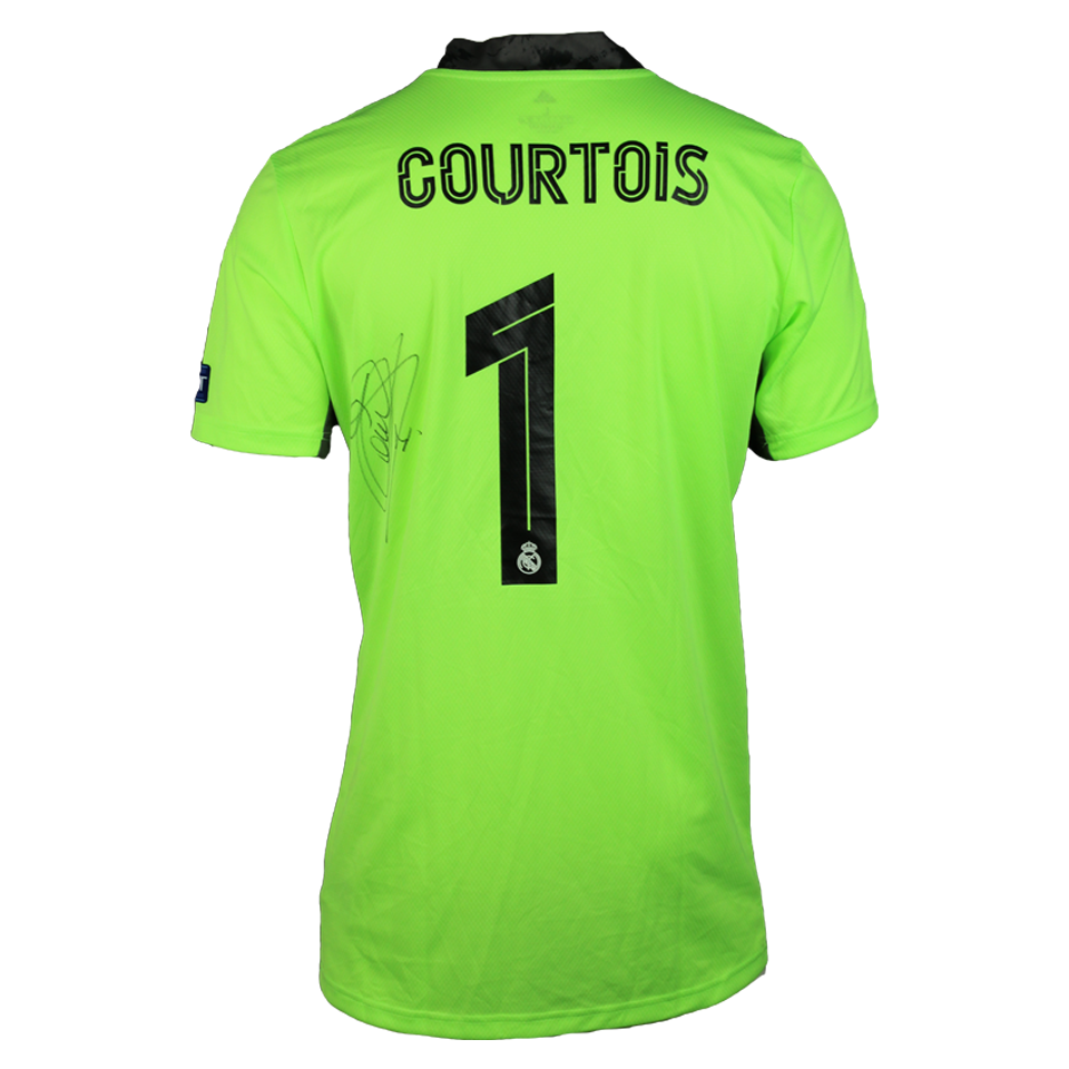 来自Real Madrid的Thibaut Courtois球衣