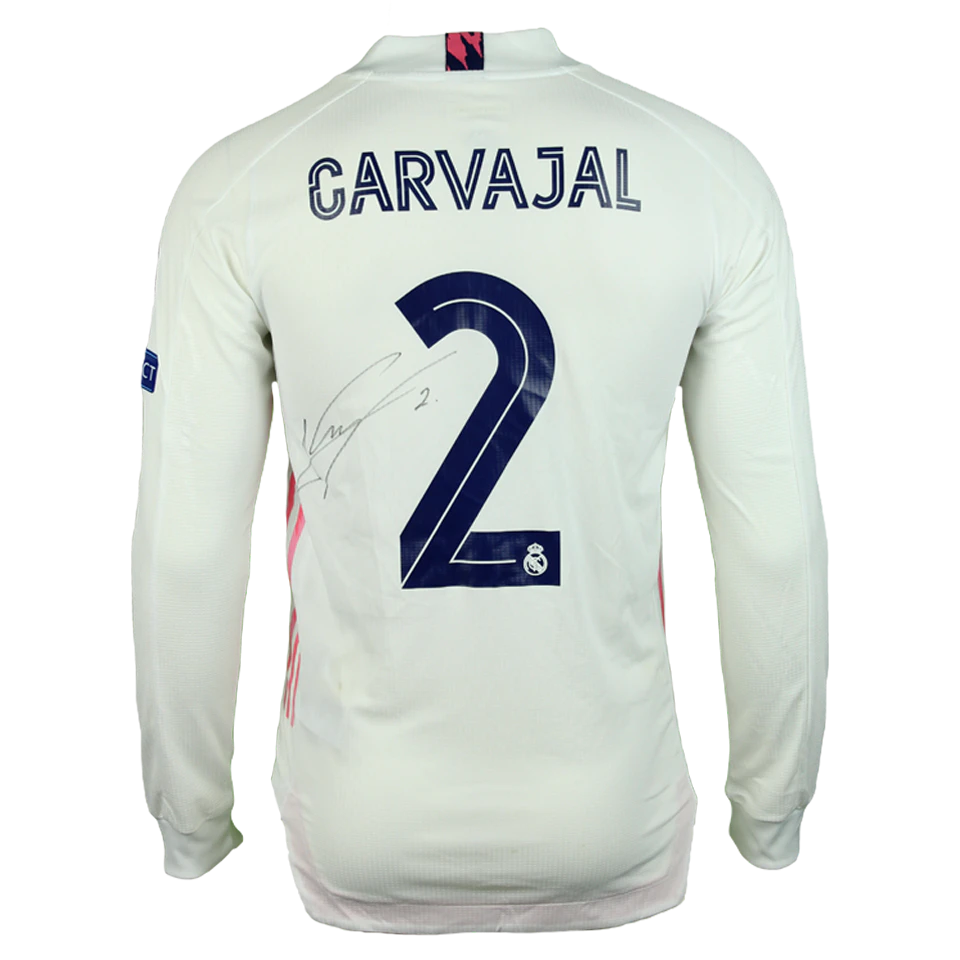 来自Real Madrid的Dani Carvajal球衣