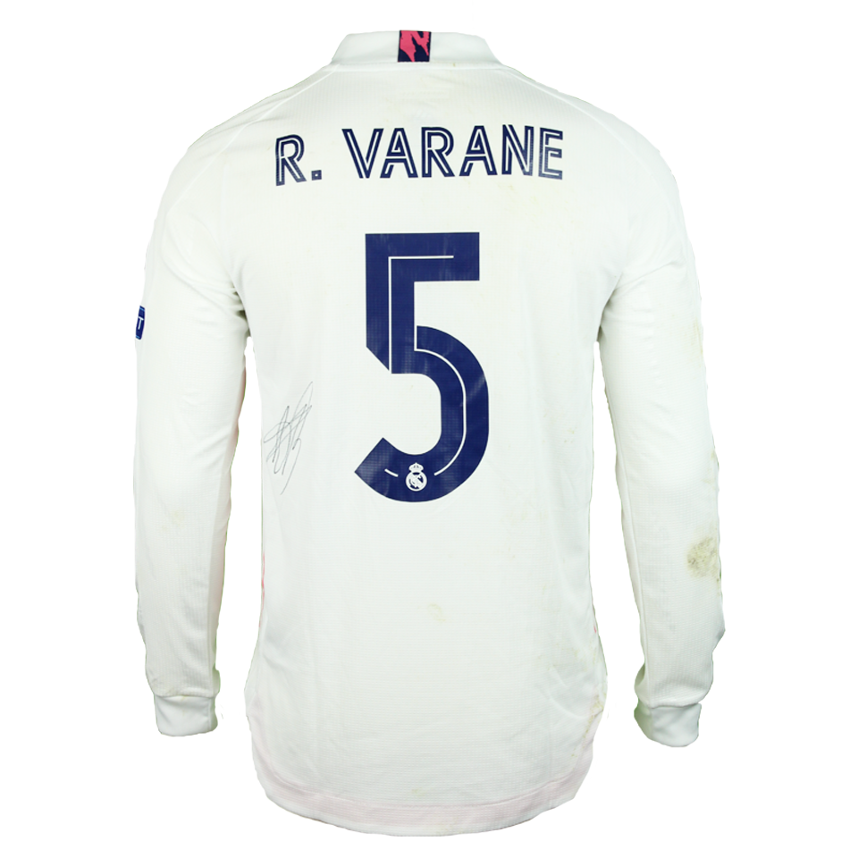 Raphaël Varane | Inter - Real Madrid | MatchWornShirt
