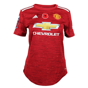 Hayley Ladd Manchester United WFC shirt