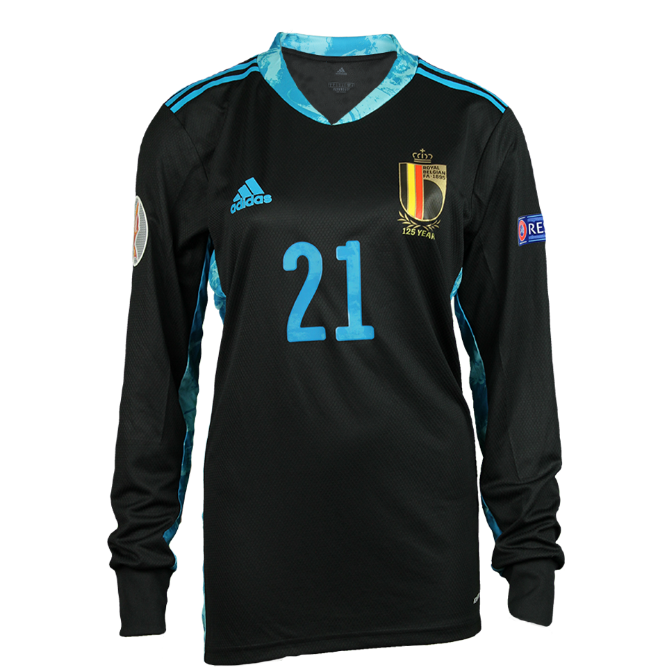 Nicky Evrard Belgian Red Flames jersey