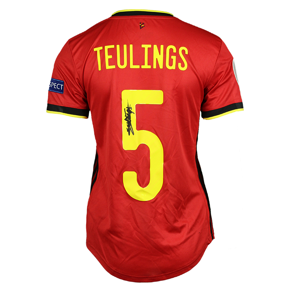 Jarne Teulings Belgian Red Flames shirt