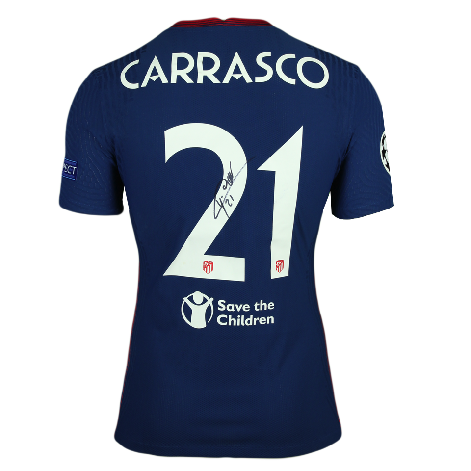 Atlético de Madrid-Trikot von Yannick Carrasco