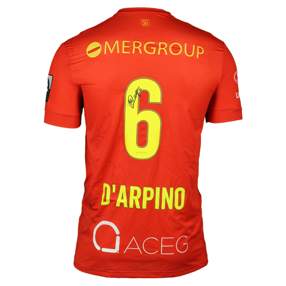 Maillot de Maxime D'Arpino (KV Oostende)