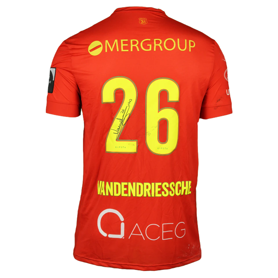 来自KV Oostende的Kévin Vandendriessche球衣