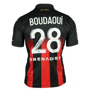 OGC Nice 팀의 Hichem Boudaoui 셔츠