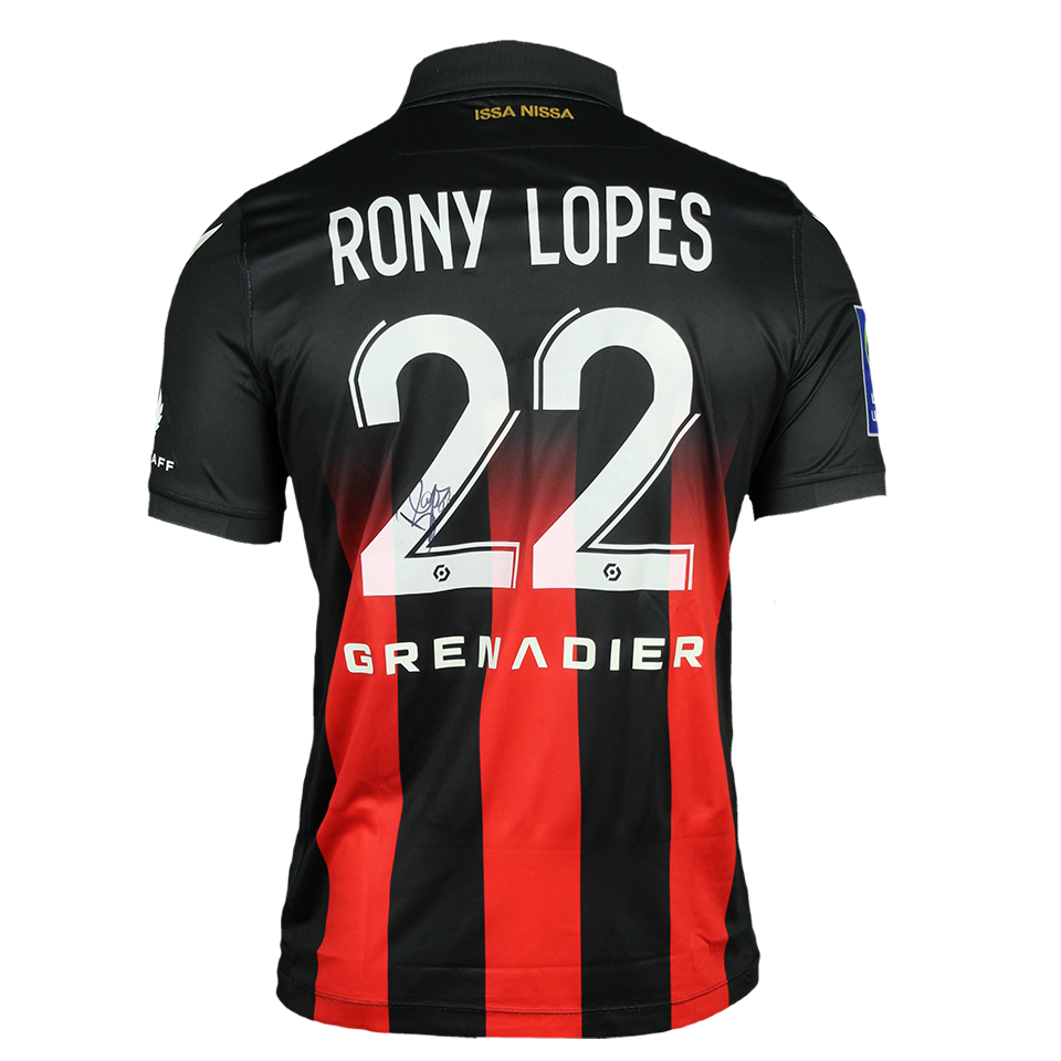 来自OGC Nice的Marcos Paulo Mesquita Lopes球衣