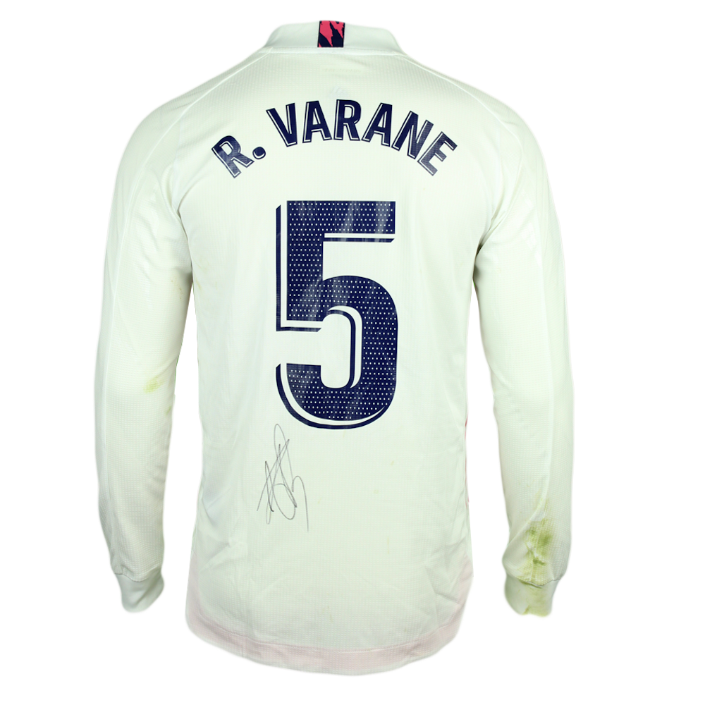 レアル・マドリード VARANE 5番 シャツ　Lサイズ Raphaël Varane | Real Madrid - Atlético de Madrid | MatchWornShirt