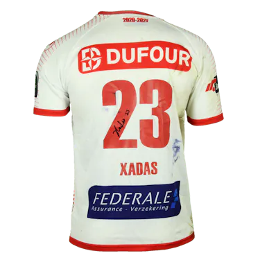Bruno Xadas Royal Excel Mouscron shirt