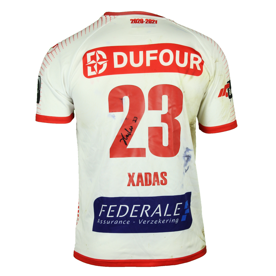Bruno Xadas Royal Excel Mouscron shirt