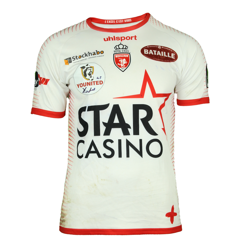 Bruno Xadas Royal Excel Mouscron shirt
