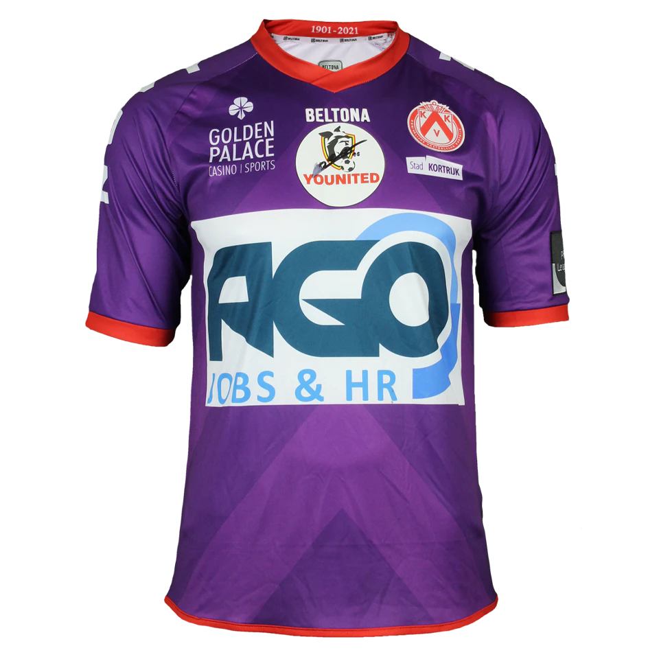 KV Kortrijk 팀의 Maxim Deman 셔츠