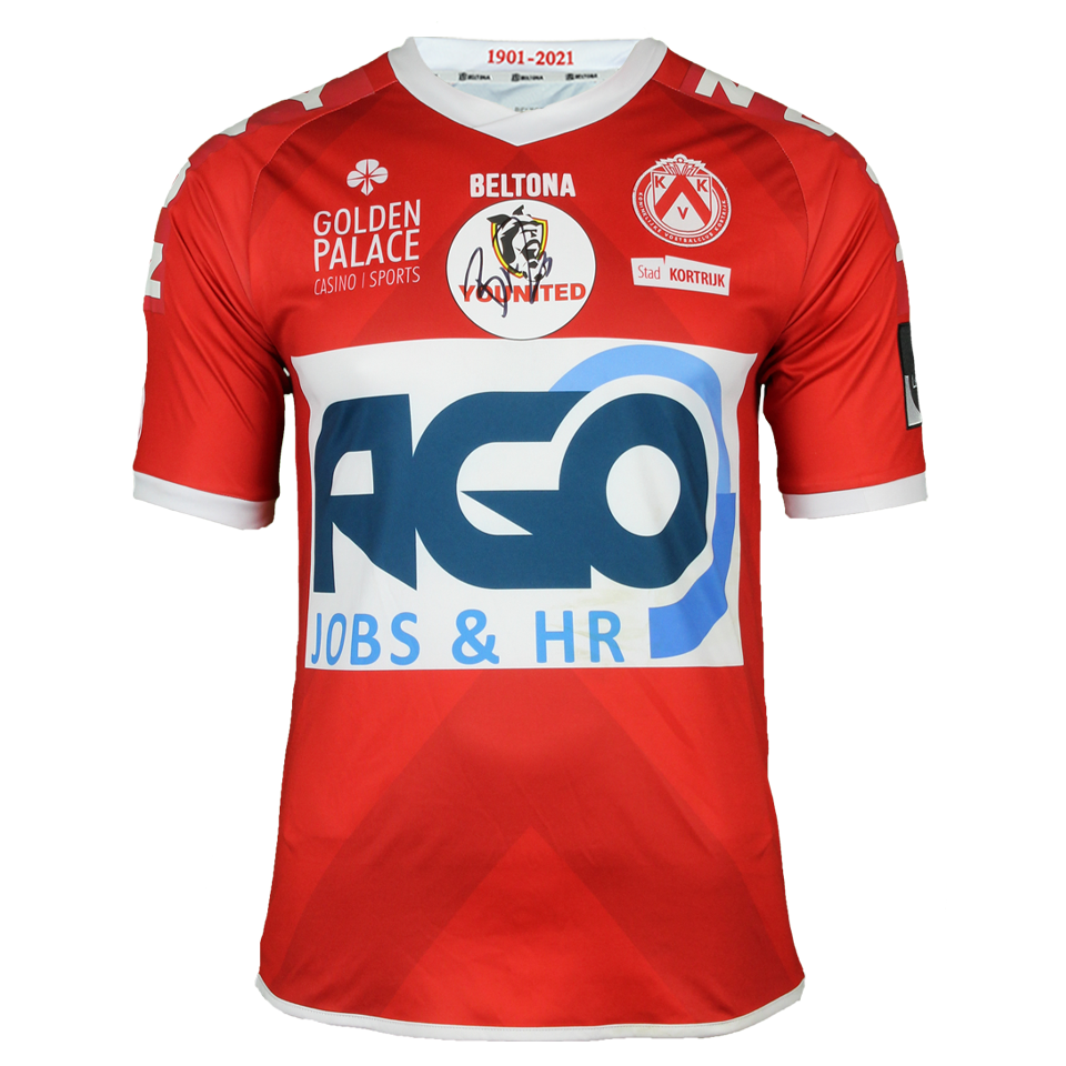 Brendan Hines-Ike KV Kortrijk jersey