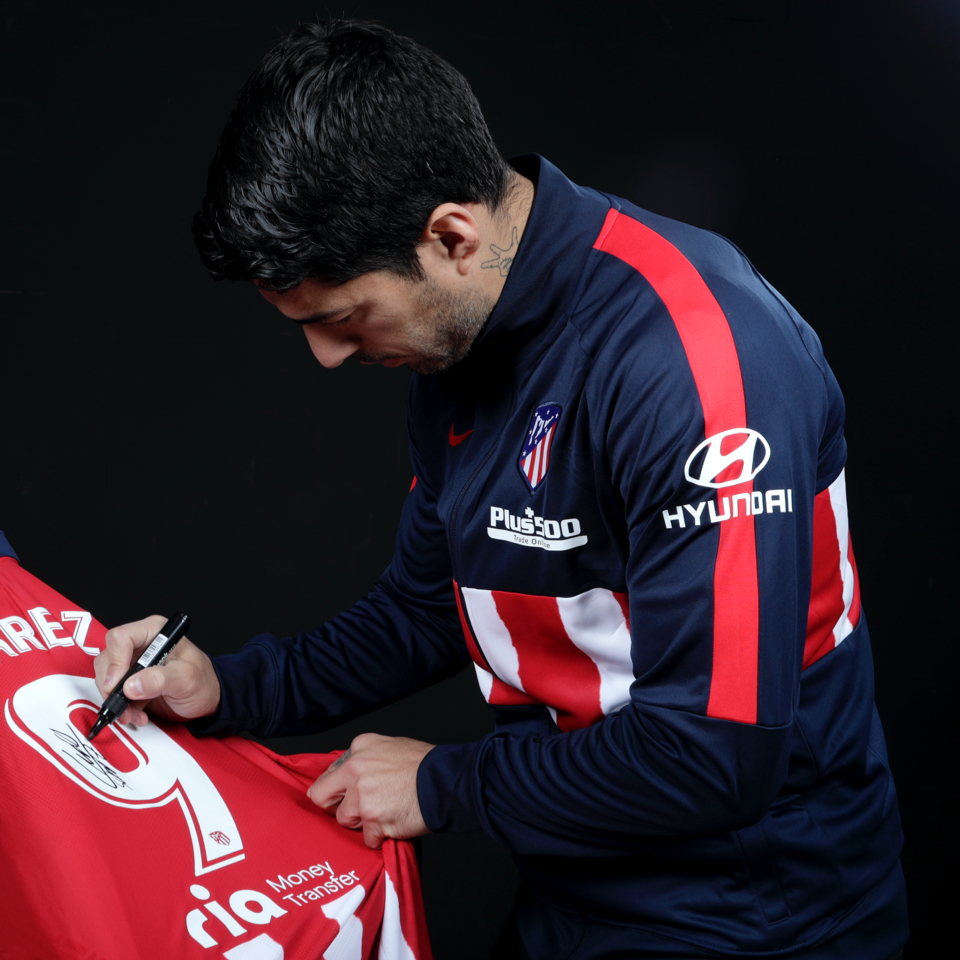 Luis Suárez - First Atlético match football shirt (Match Issued)