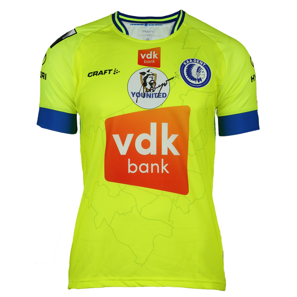 KAA Gent 팀의 Anderson Degbolé Niangbo 셔츠