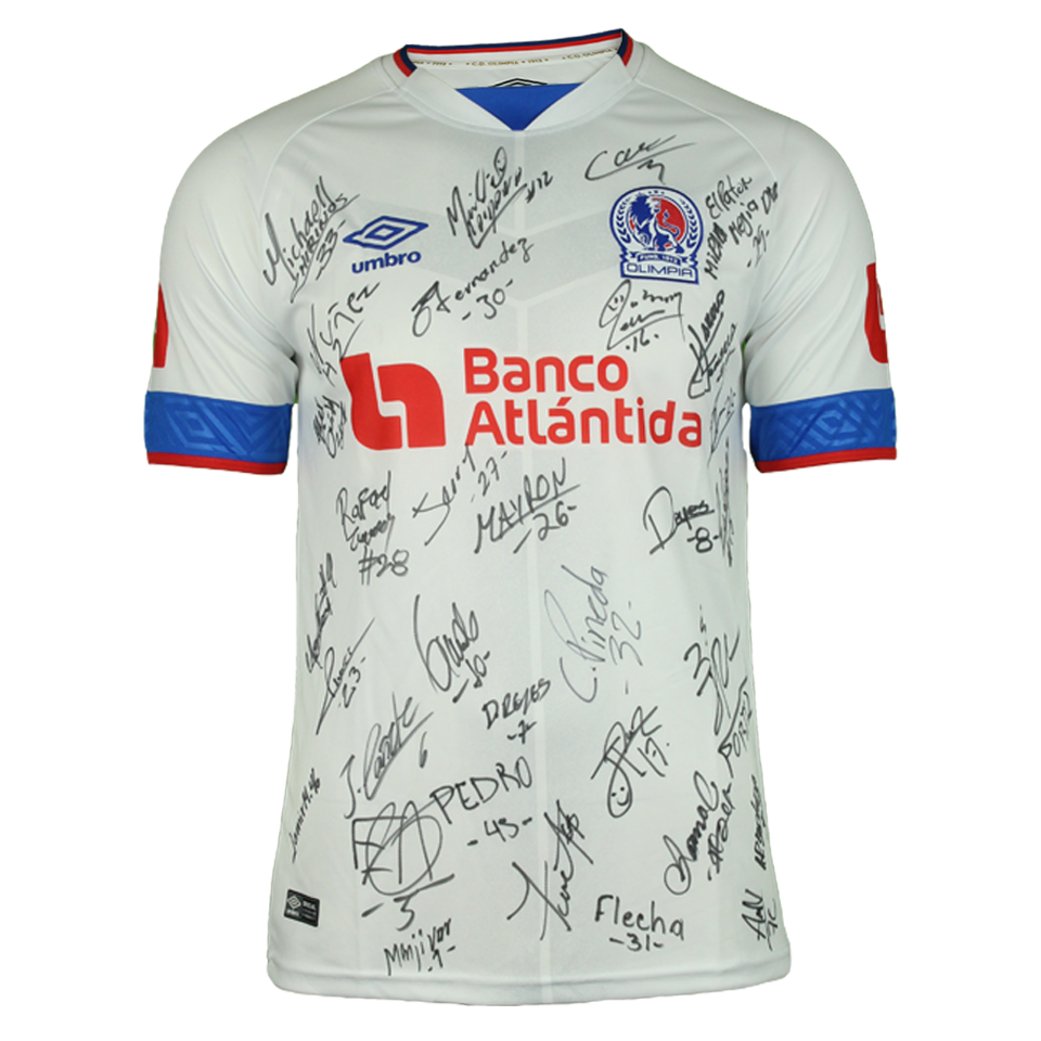 Home Shirt Signed By The Squad - Club Olimpia - 1