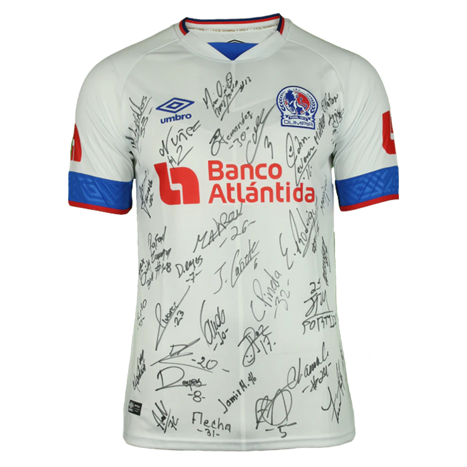 Home Shirt Signed By The Squad - Club Olimpia - 3