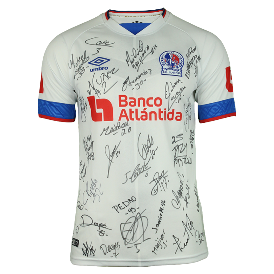Home Shirt Signed By The Squad - Club Olimpia - 5