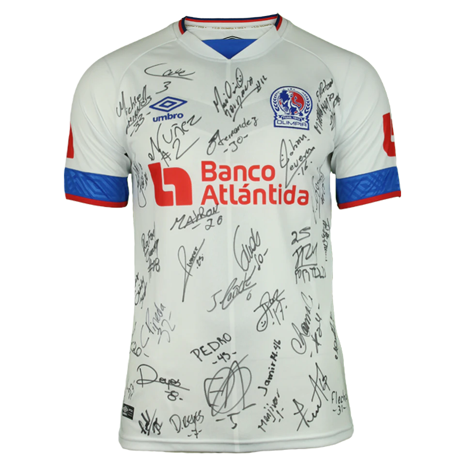 Home Shirt Signed By The Squad - Club Olimpia - 5