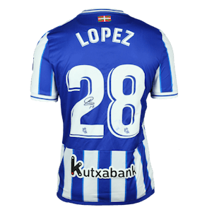 Roberto López Alcaide Real Sociedad shirt