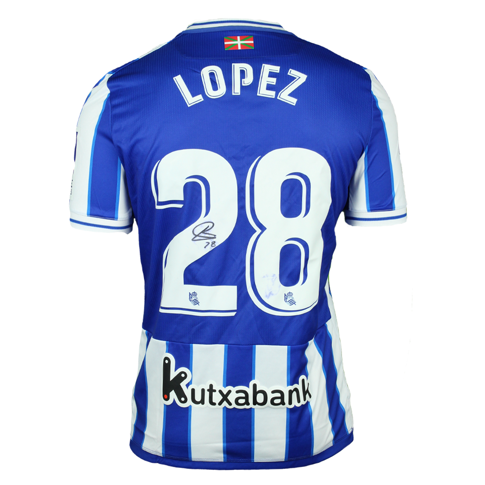 Roberto López Alcaide Real Sociedad shirt
