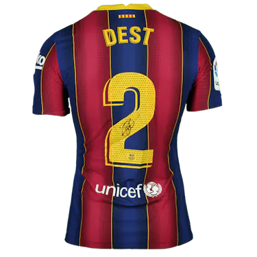 Sergino Dest FC Barcelona shirt